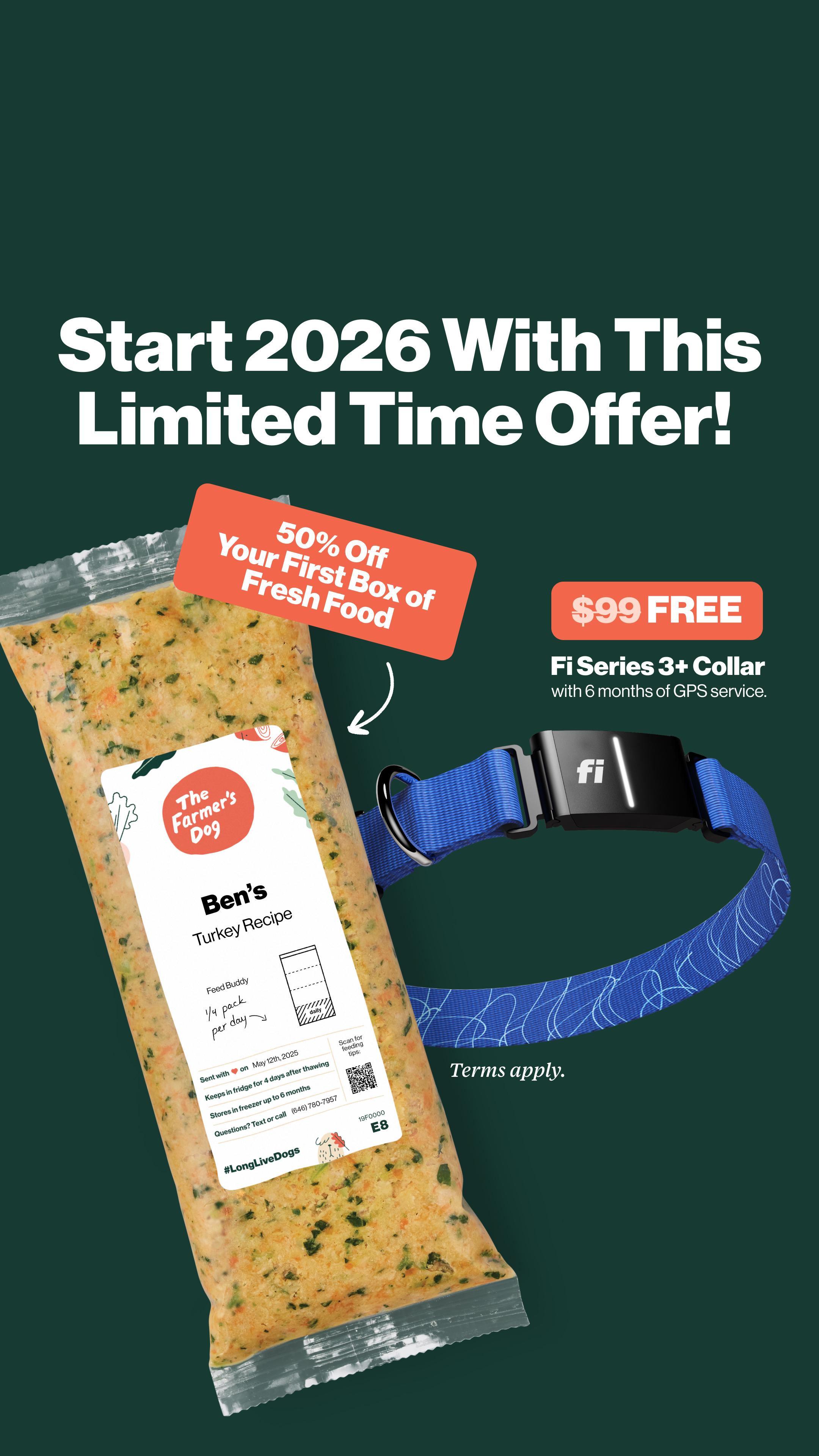 The Farmer's Dog Facebook ad