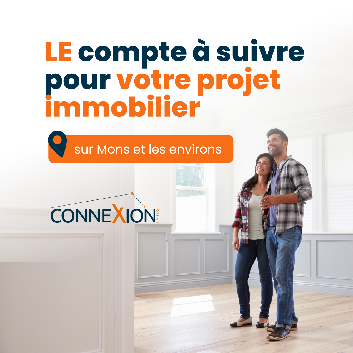 Connexion Immo - Mons Facebook ad: Acheter, vendre ou simplement réfléchir à un projet…
