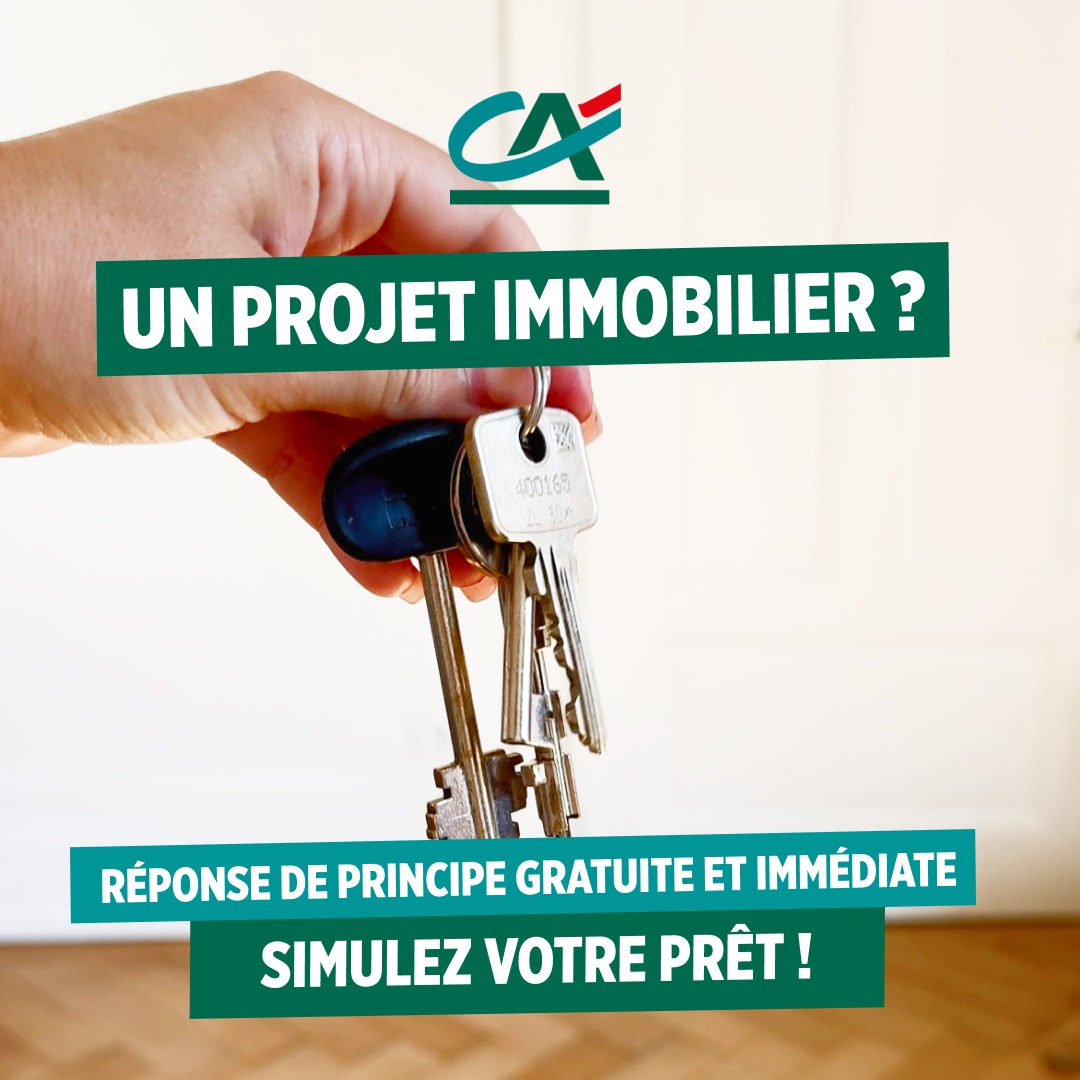 Crédit Agricole e-immobilier Facebook ad