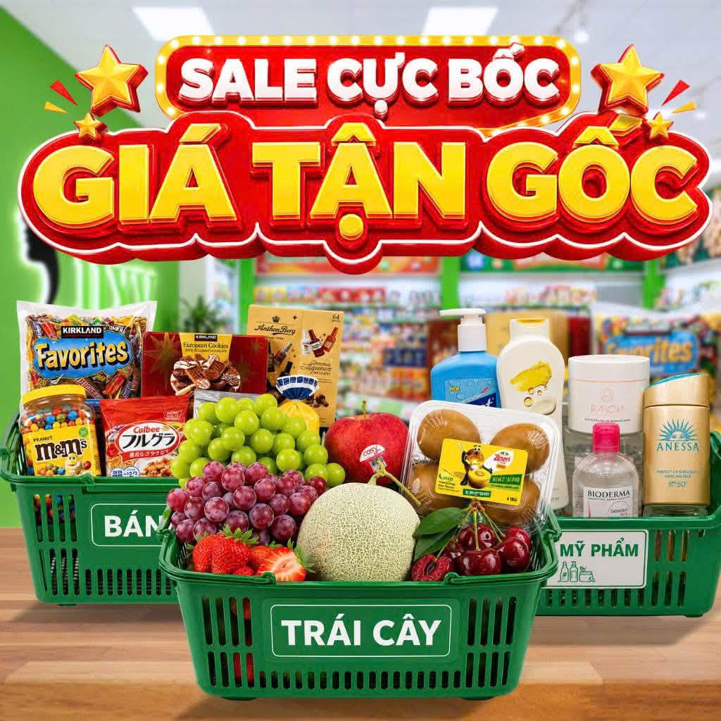 Siêu thị Luxy-sieuthiluxy.vn Facebook ad: GIẢM TẬN GỐC- RẺ CHẠM ĐÁY