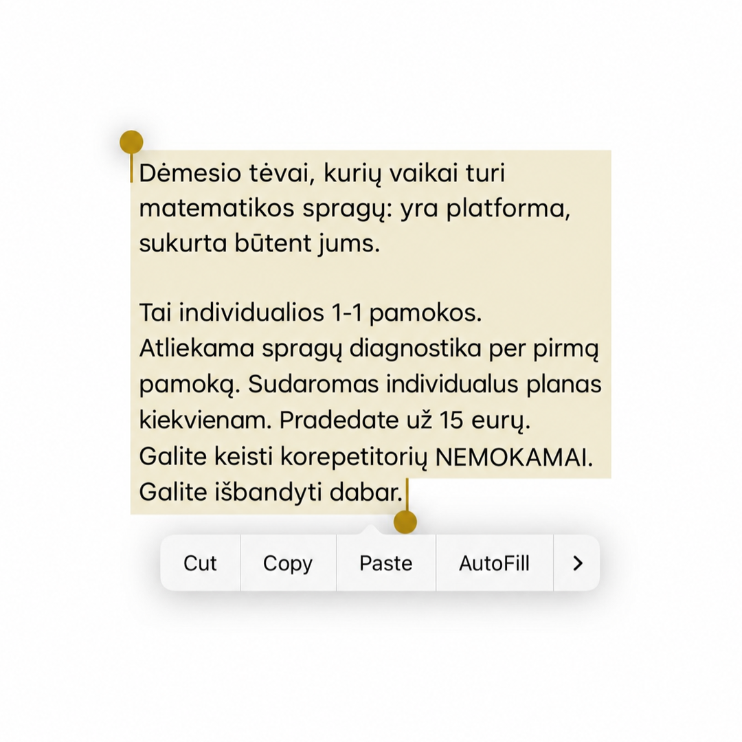 Mokytojas Eimantas Facebook ad: Išankstinė registracija