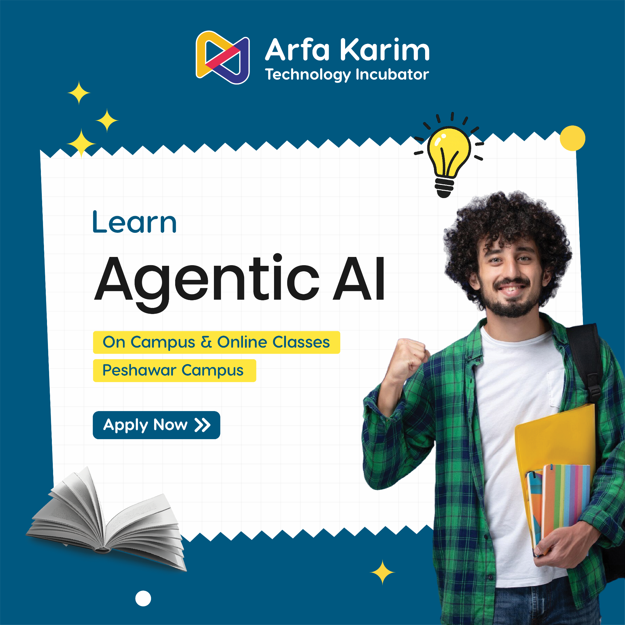 Arfa Karim Technology Incubator Facebook ad