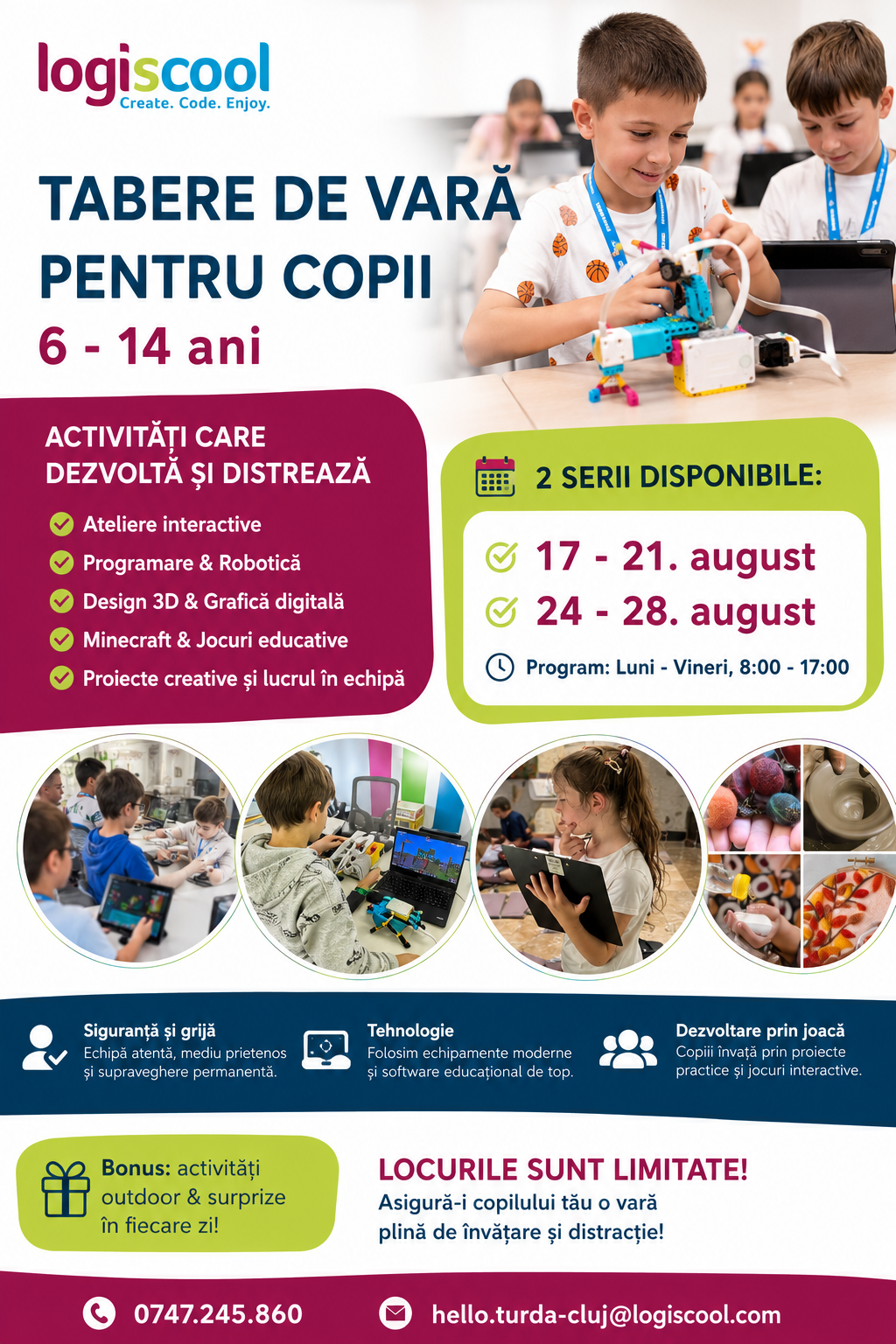 Logiscool Turda - Cluj Facebook ad from Jul 10, 2026
