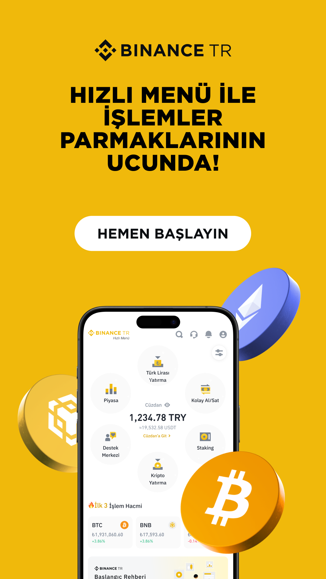 Binance TR Facebook ad