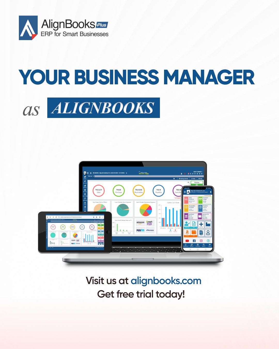 AlignBooks Facebook ad from May 21, 2026