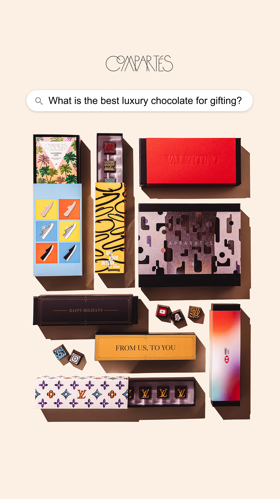 Compartes Chocolate Facebook ad