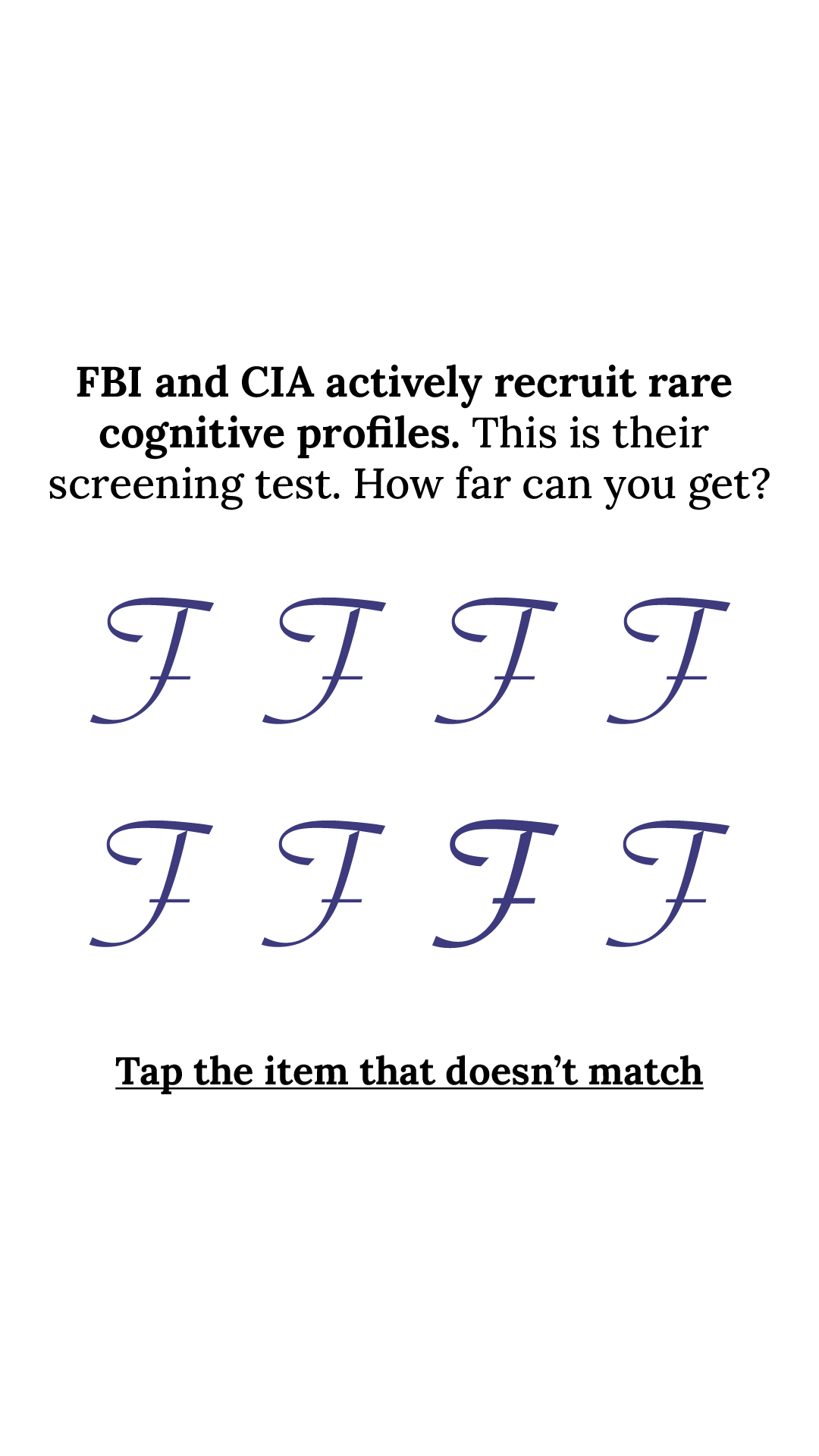 Brain Health Check Facebook ad