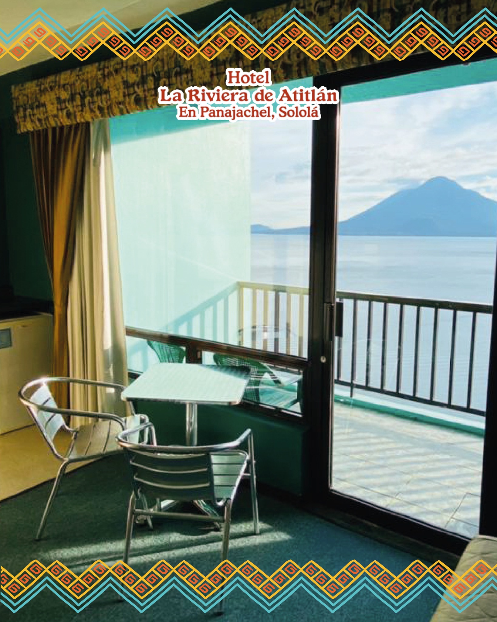 Hotel La Riviera de Atitlan Facebook ad: Balcones privados con vista al lago más hermoso…