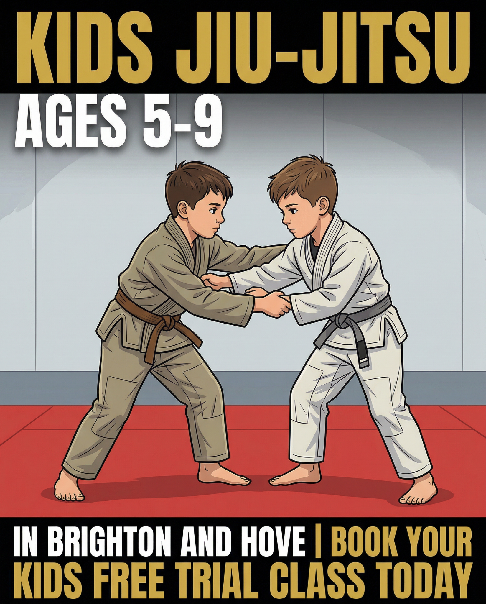 One Jiu-Jitsu Facebook ad: Free Kids Jiu-Jitsu Class in Brighton and Hove