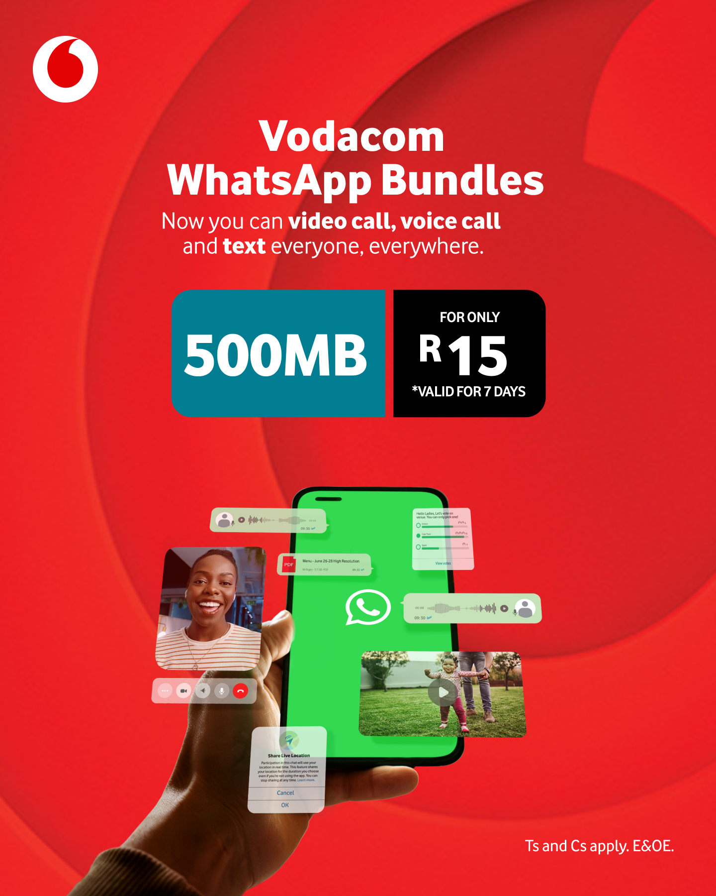 Vodacom Facebook ad