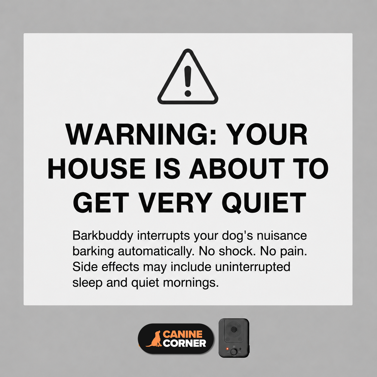Canine Corner Australia Facebook ad