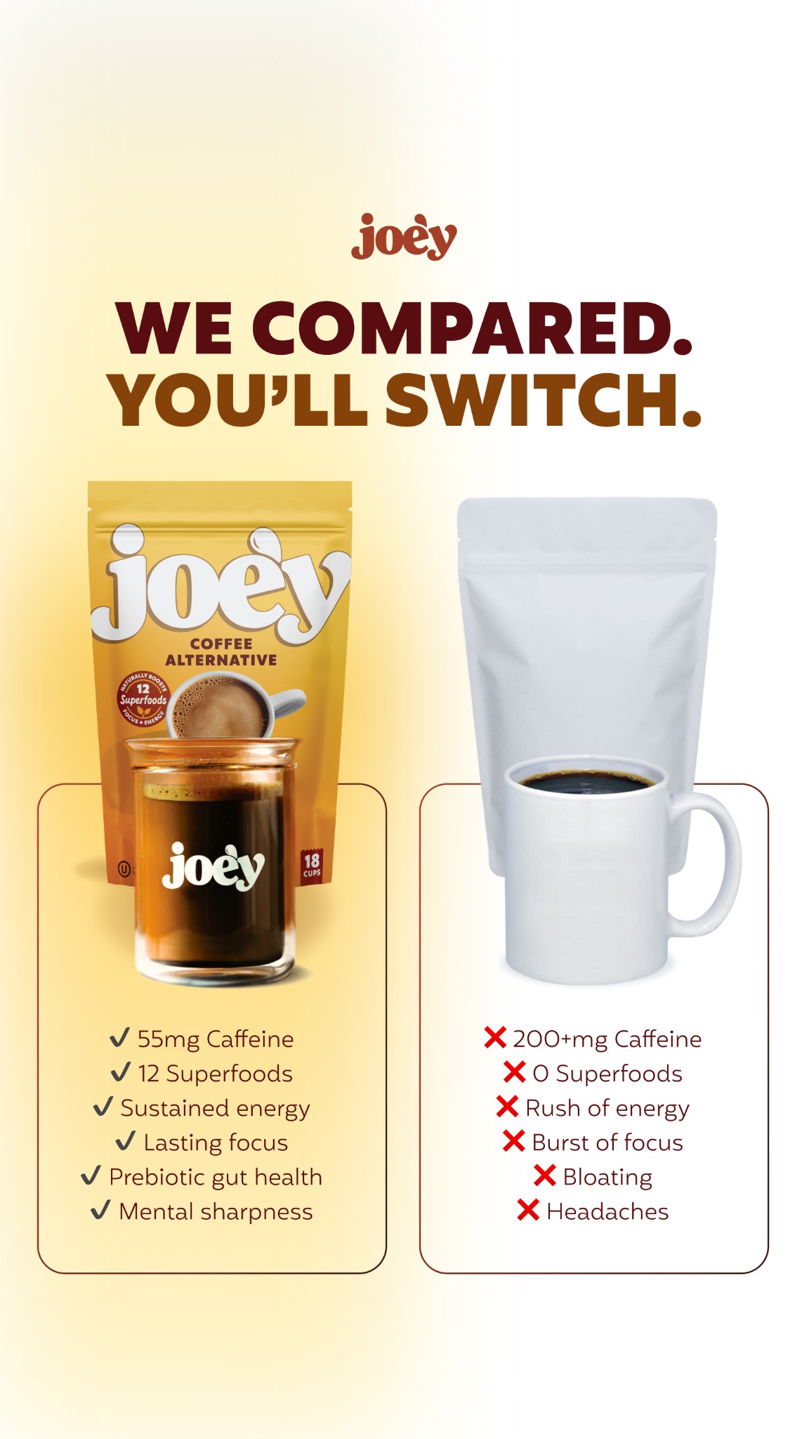 Joe'y Facebook ad