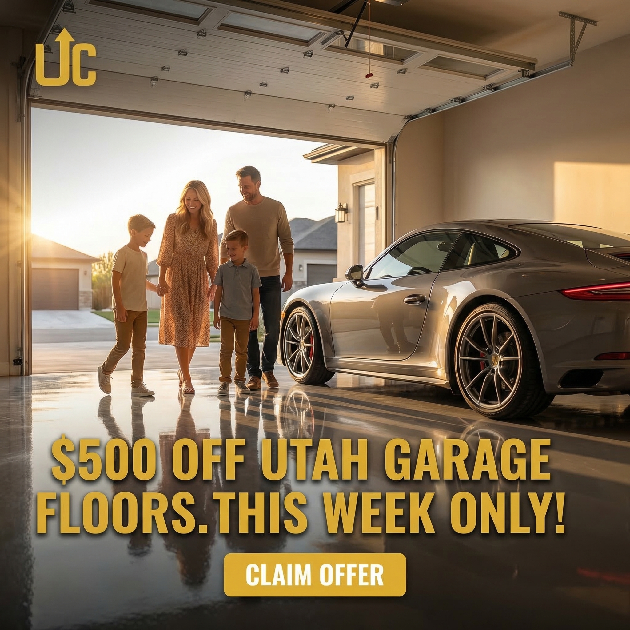 Upscale coatings Facebook ad: Get a FREE quote today, no obligation.