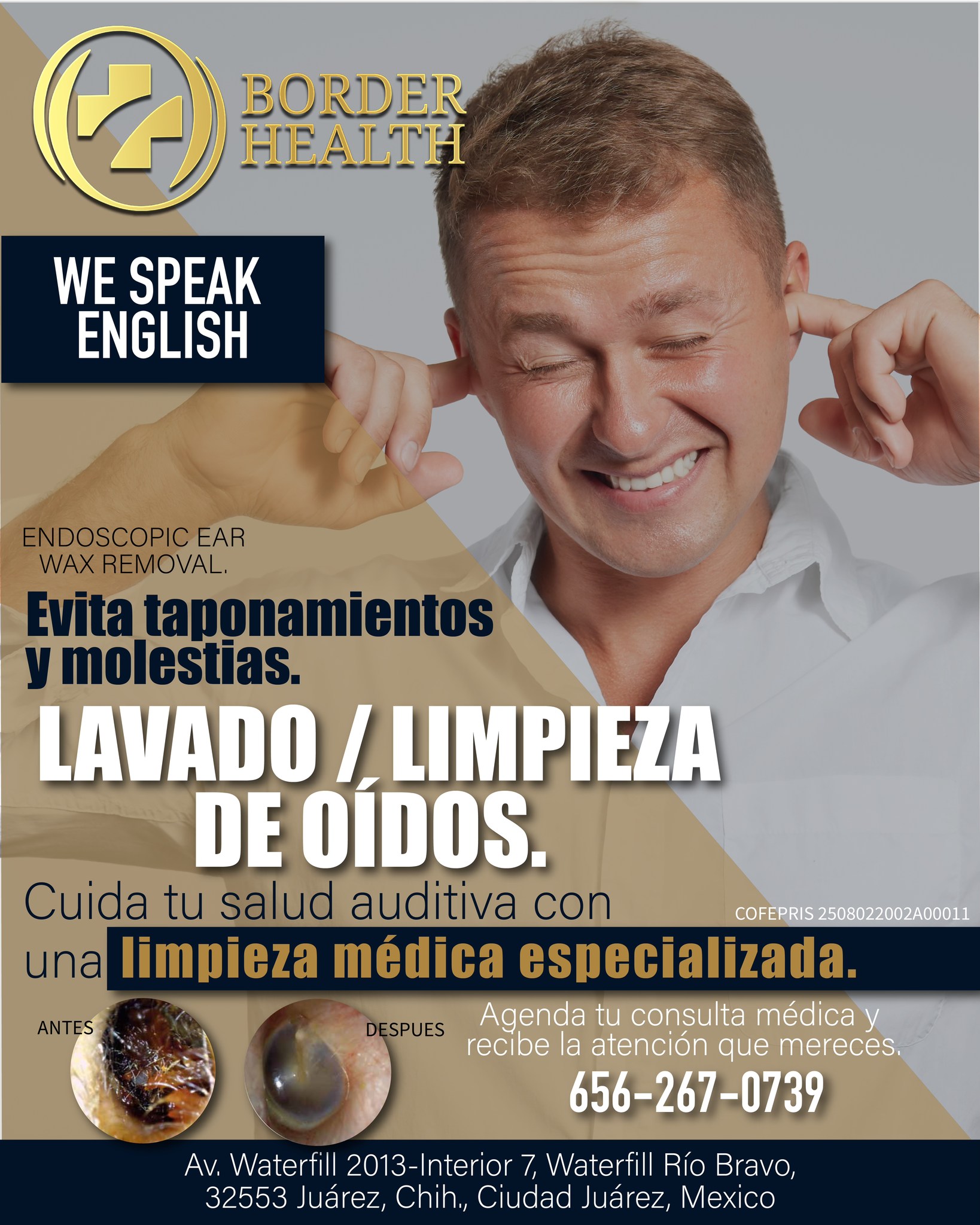 Border Health - Consultorio médico Facebook ad