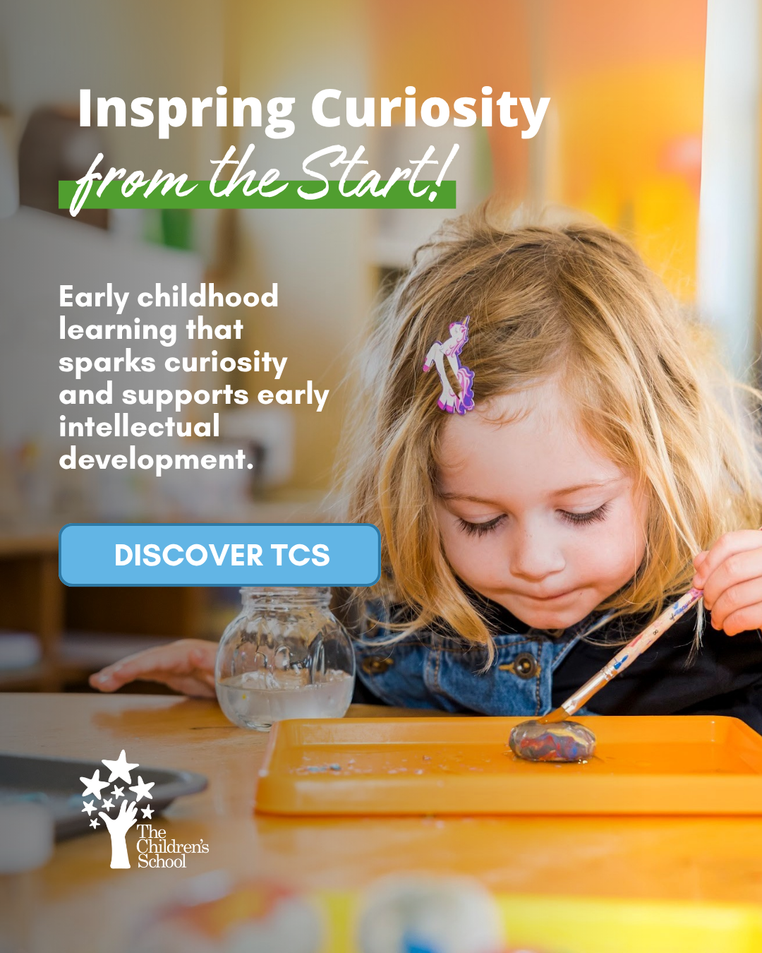The Children's School Facebook ad from Jul 16, 2025