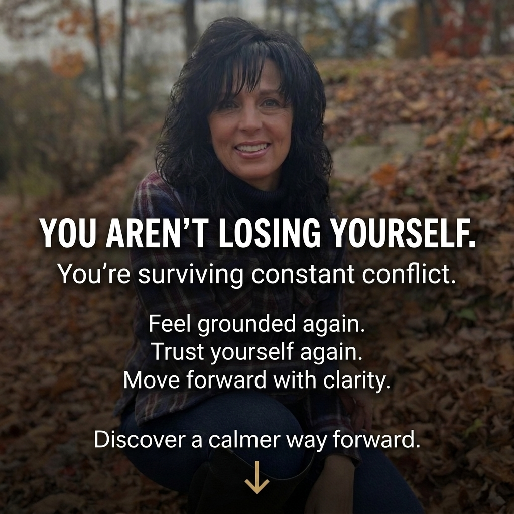 Angela Hay Coaching Facebook ad: You may not recognize the person you have…
