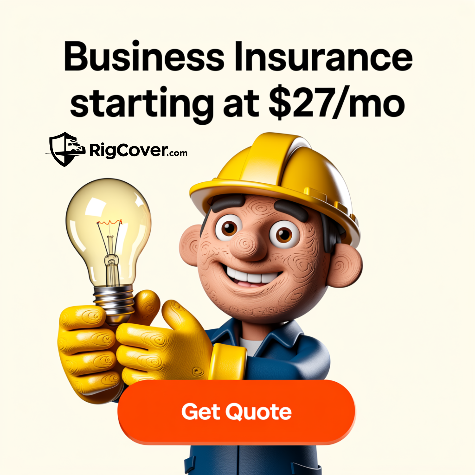 Rigcover.com Business Insurance Facebook ad: Small Biz Cost Cutter