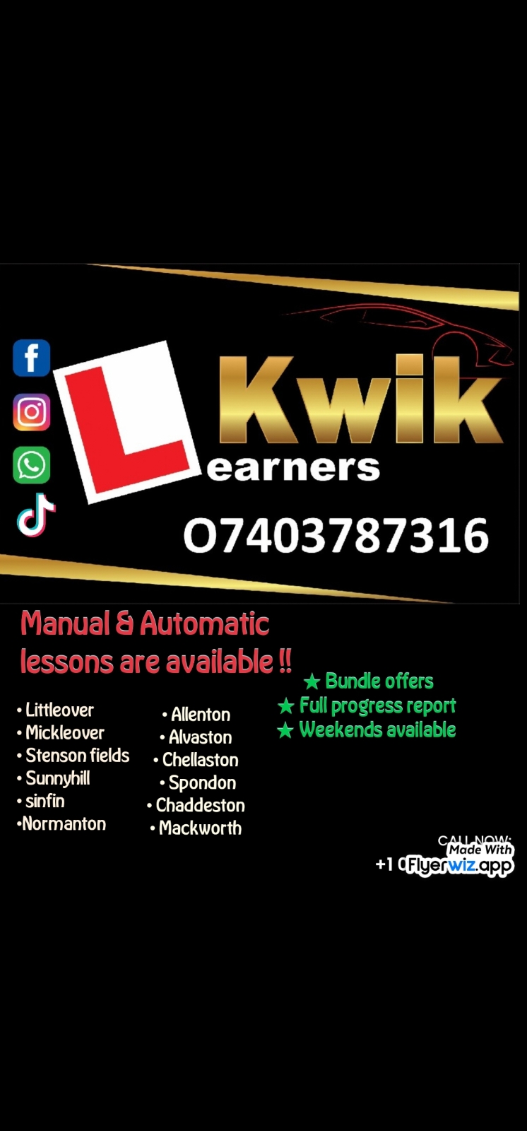 Kwik Learners Facebook ad from Apr 15, 2026