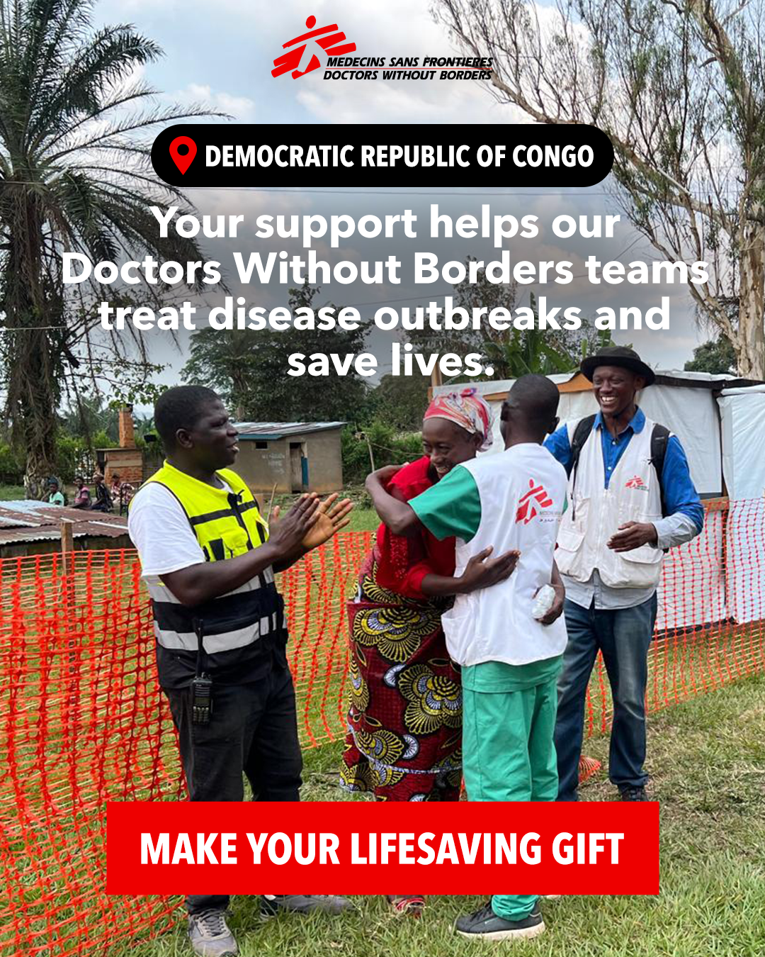 Doctors Without Borders/Médecins Sans Frontières (MSF) Facebook ad