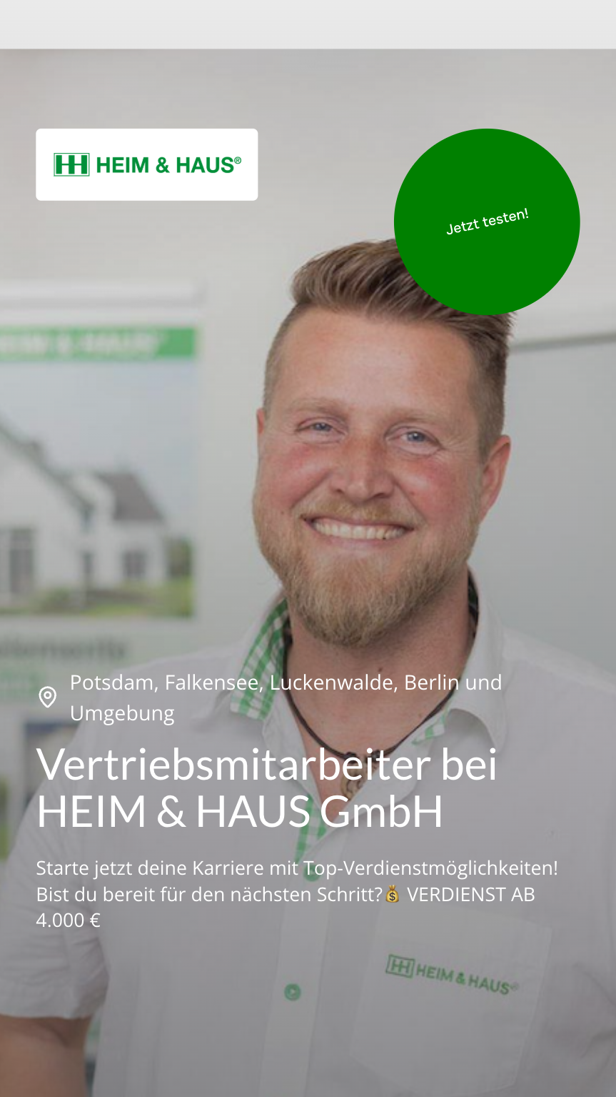 Jobilla Deutschland Facebook ad from May 12, 2026