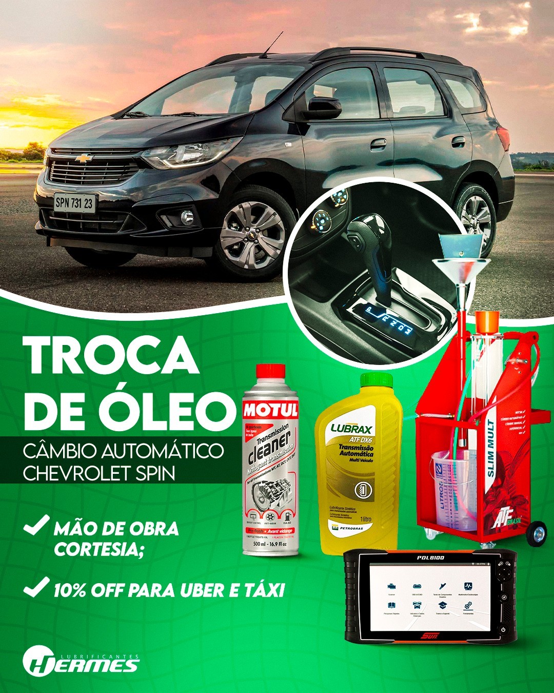 Hermes Lubrificantes Facebook ad