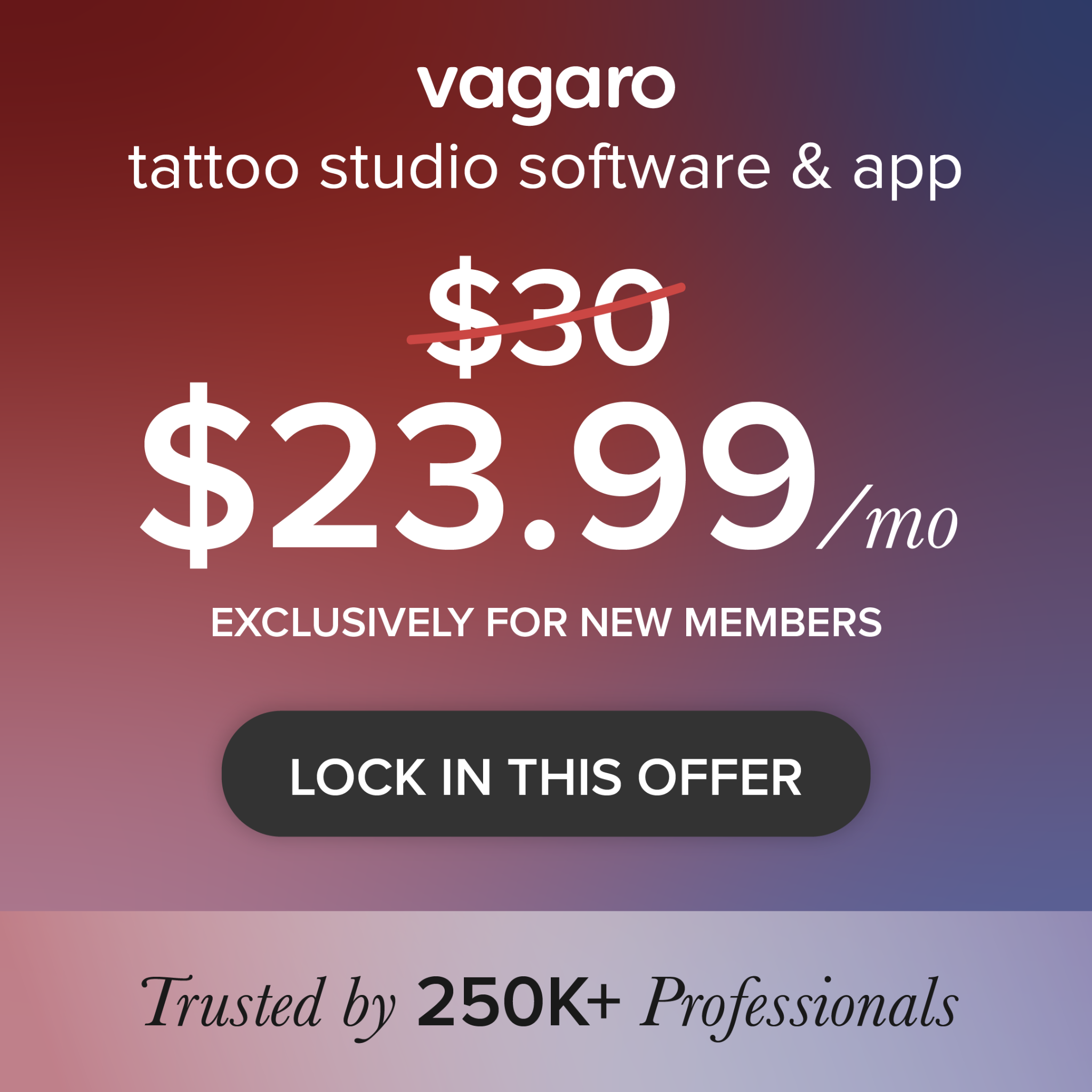 Vagaro Pro Facebook ad