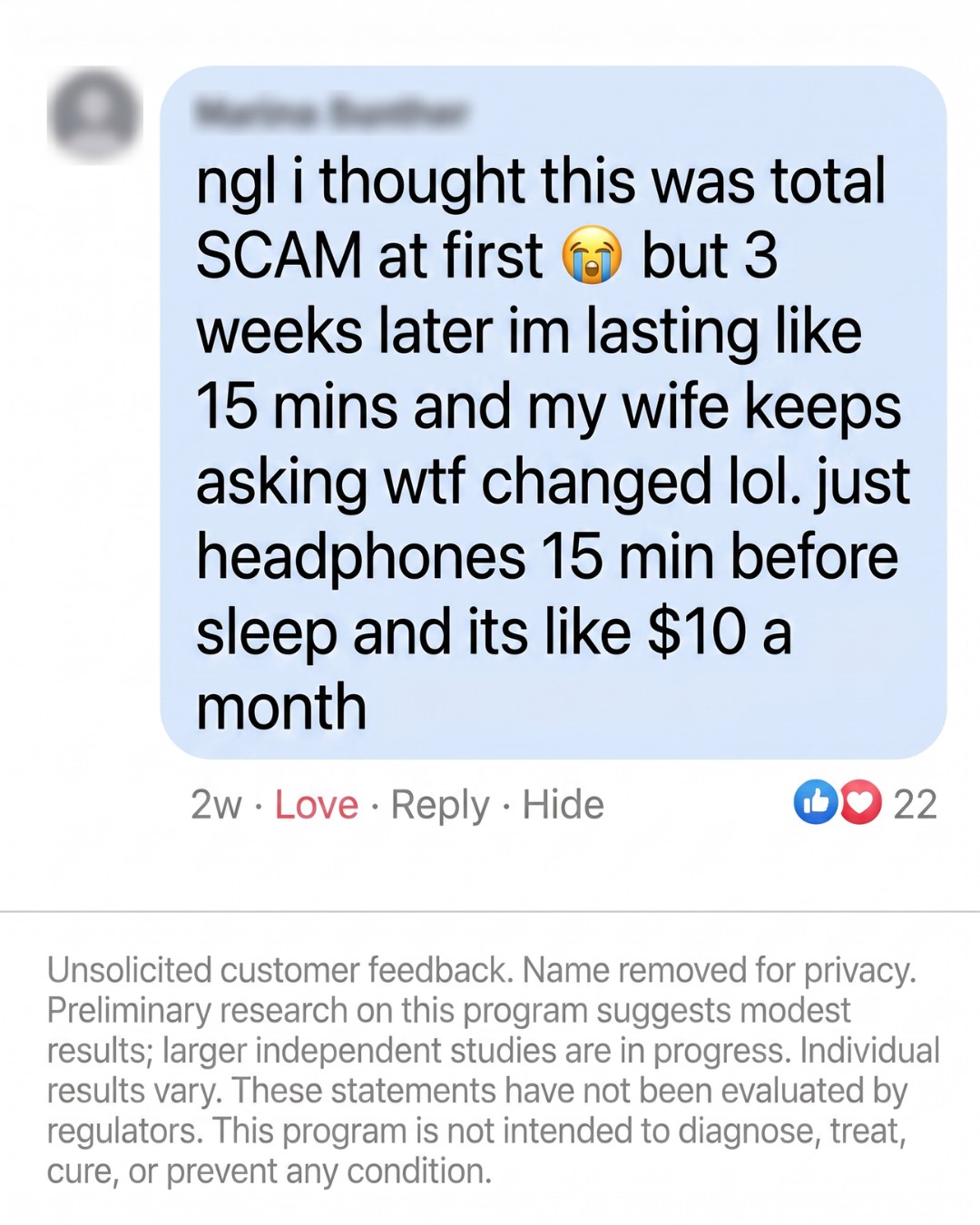 Hypnotherapist - Dr. Mary Patnaude Facebook ad