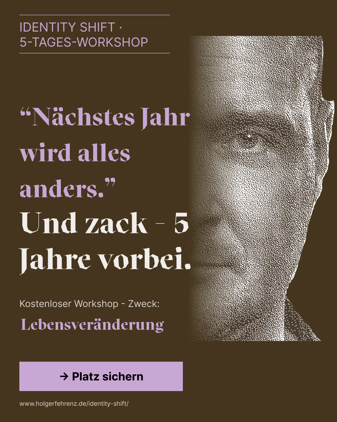 Holger Fehrenz Facebook ad: Die meisten Menschen versuchen seit Jahren, ihr Leben zu…