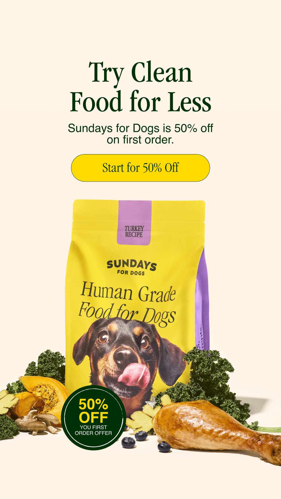 Sundays Facebook ad