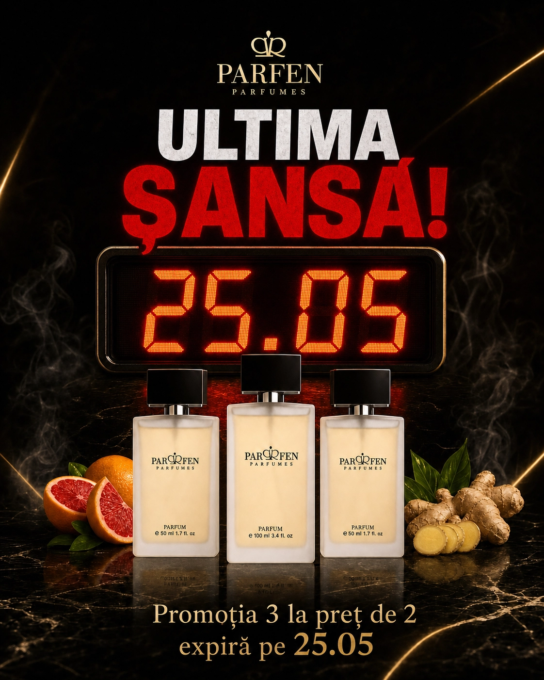 Parfen Romania Facebook ad