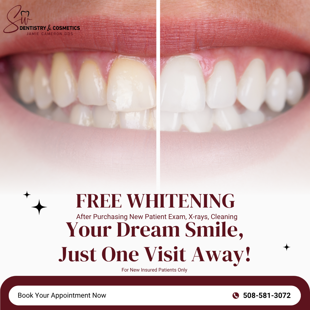 Southwest Dentistry & Cosmetics, Jamie Cameron DDS Facebook ad: Get a Free Teeth Whitening kit! Limited Time Offer for New…