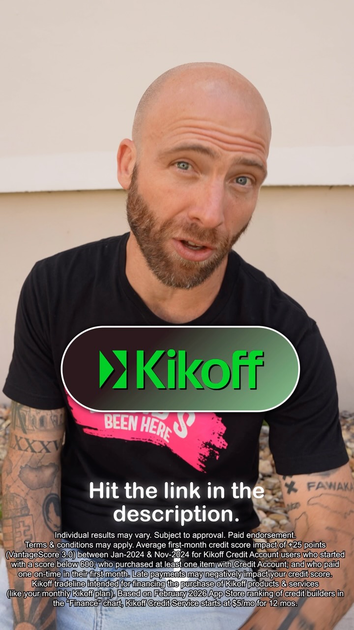 Kikoff Facebook ad: Between running a business and constantly traveling, I’ve…