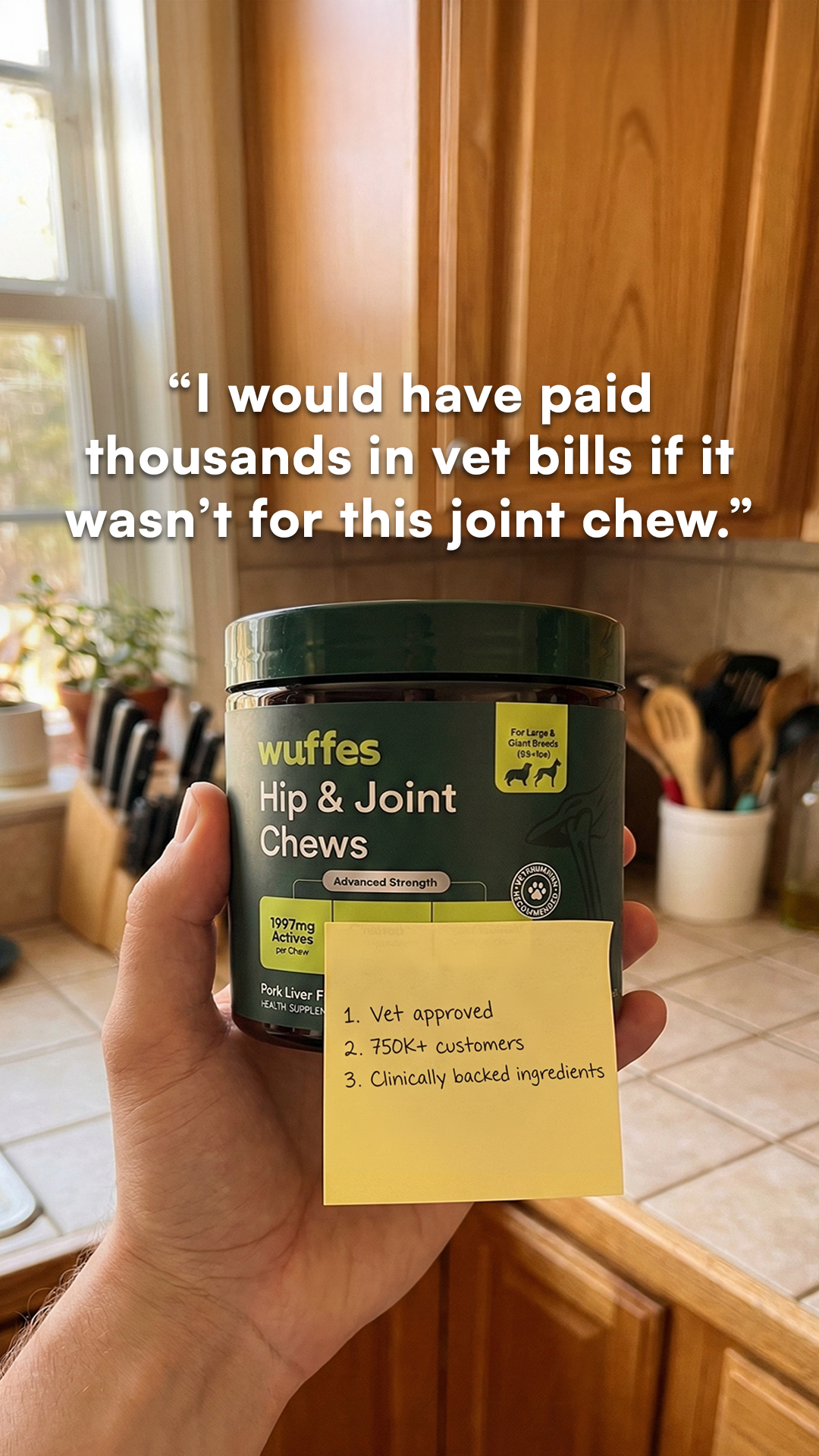 Wuffes Facebook ad