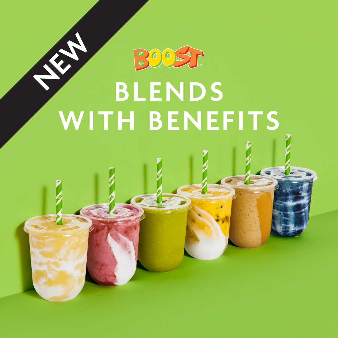 Boost Juice Facebook ad: New Functional Drink Range