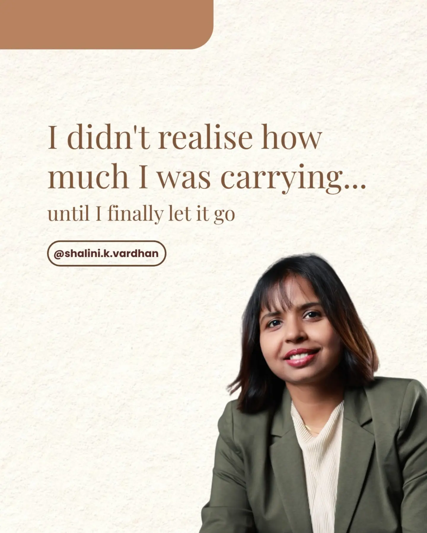 shalini.k.vardhan Facebook ad: For a long time, I thought being strong…