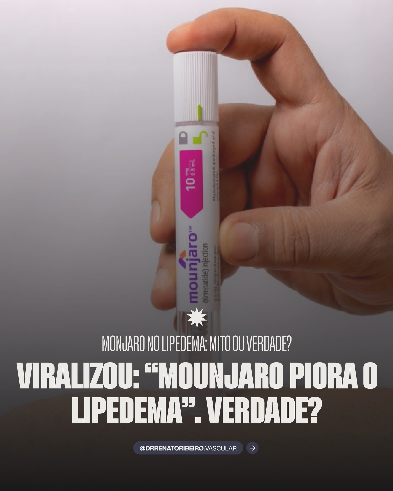 Dr. Renato Ribeiro Facebook ad: Você provavelmente viu por aí que Mounjaro piora…