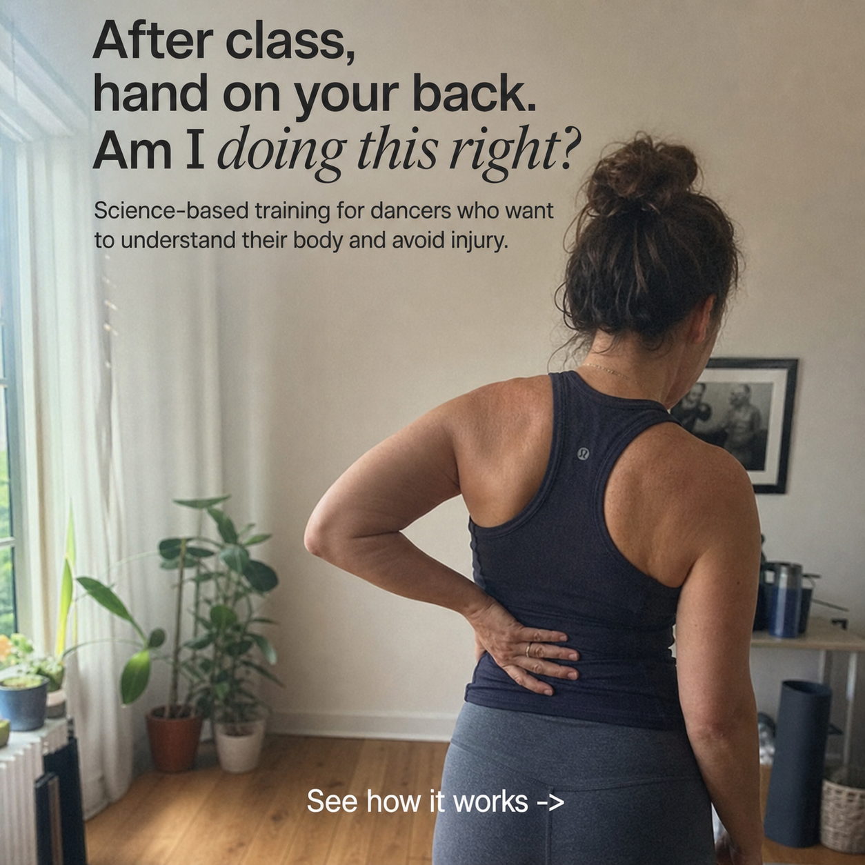 Dance Masterclass Facebook ad