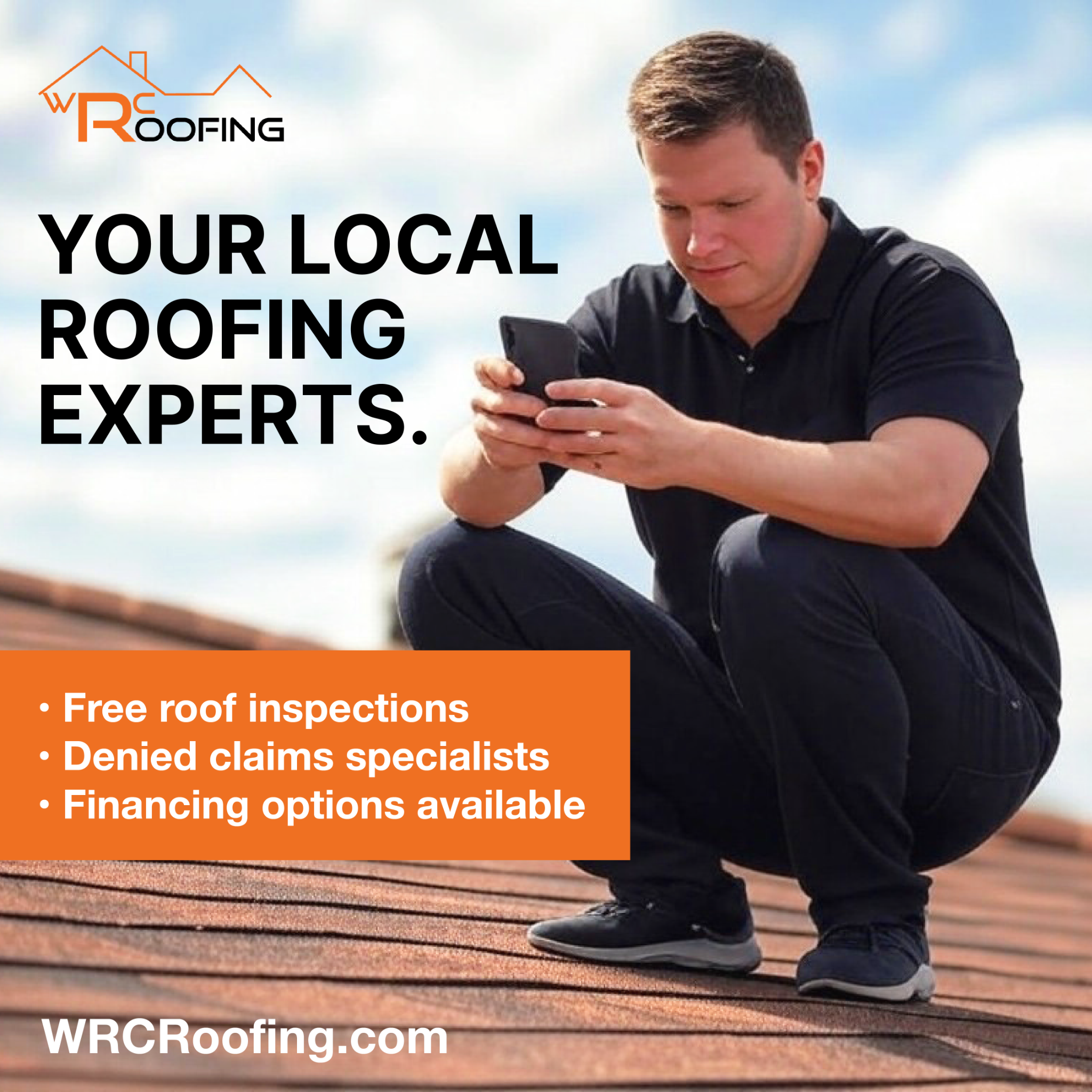 Whitaker Roofing Company Facebook ad