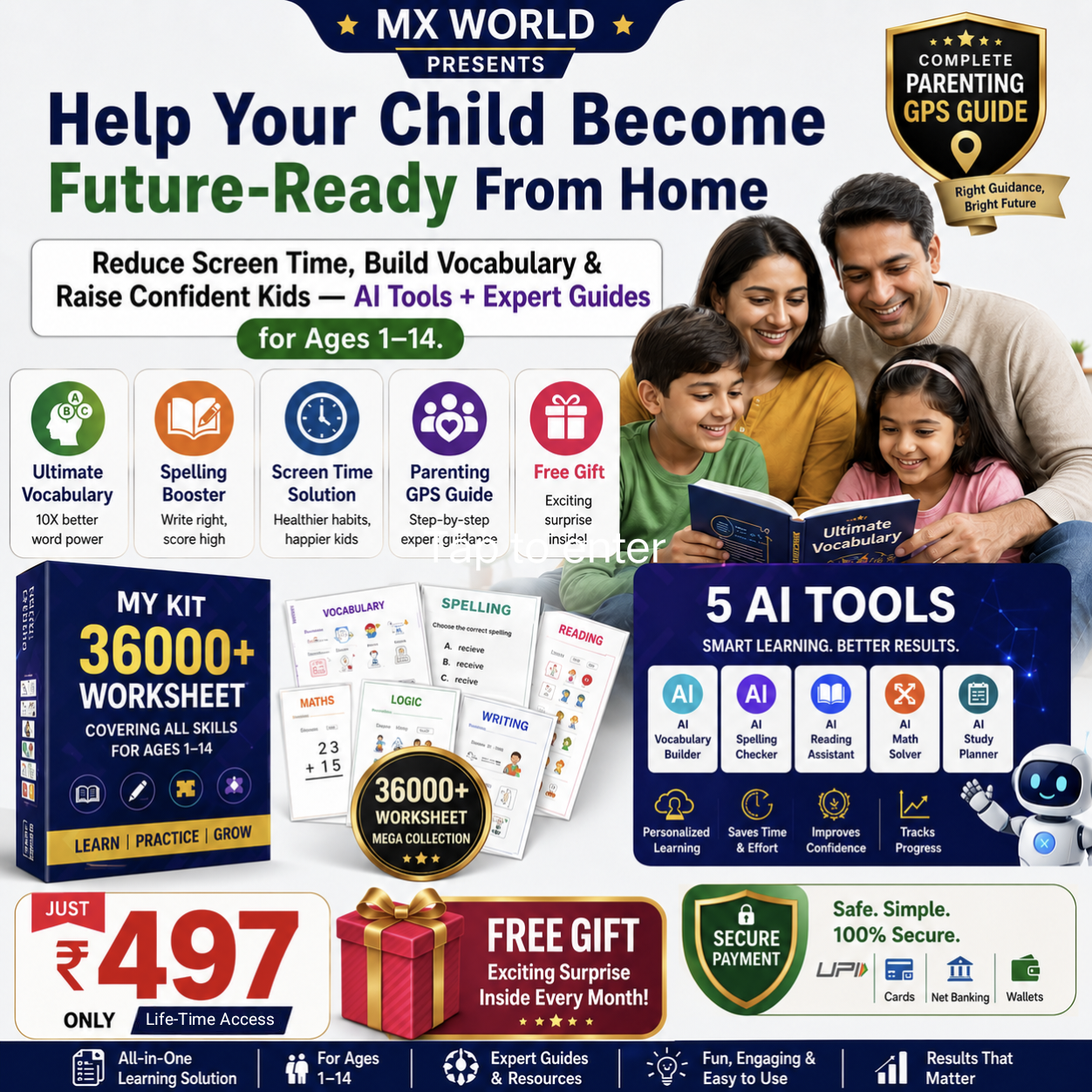 MX WORLD Facebook ad: Help Your Child Become Future-Ready From Home