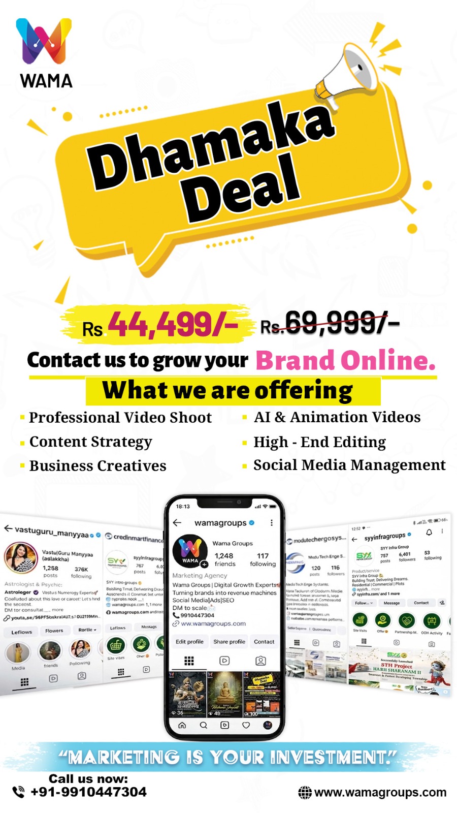 Wama Groups Facebook ad from Apr 11, 2026