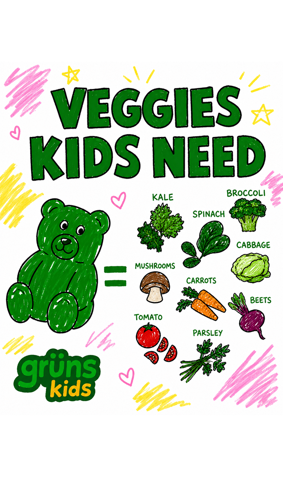 Grüns Kids Facebook ad