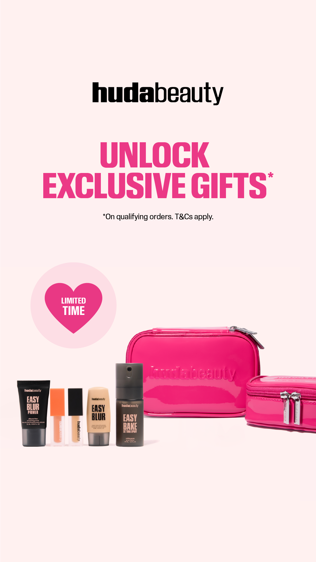 Huda Beauty Facebook ad