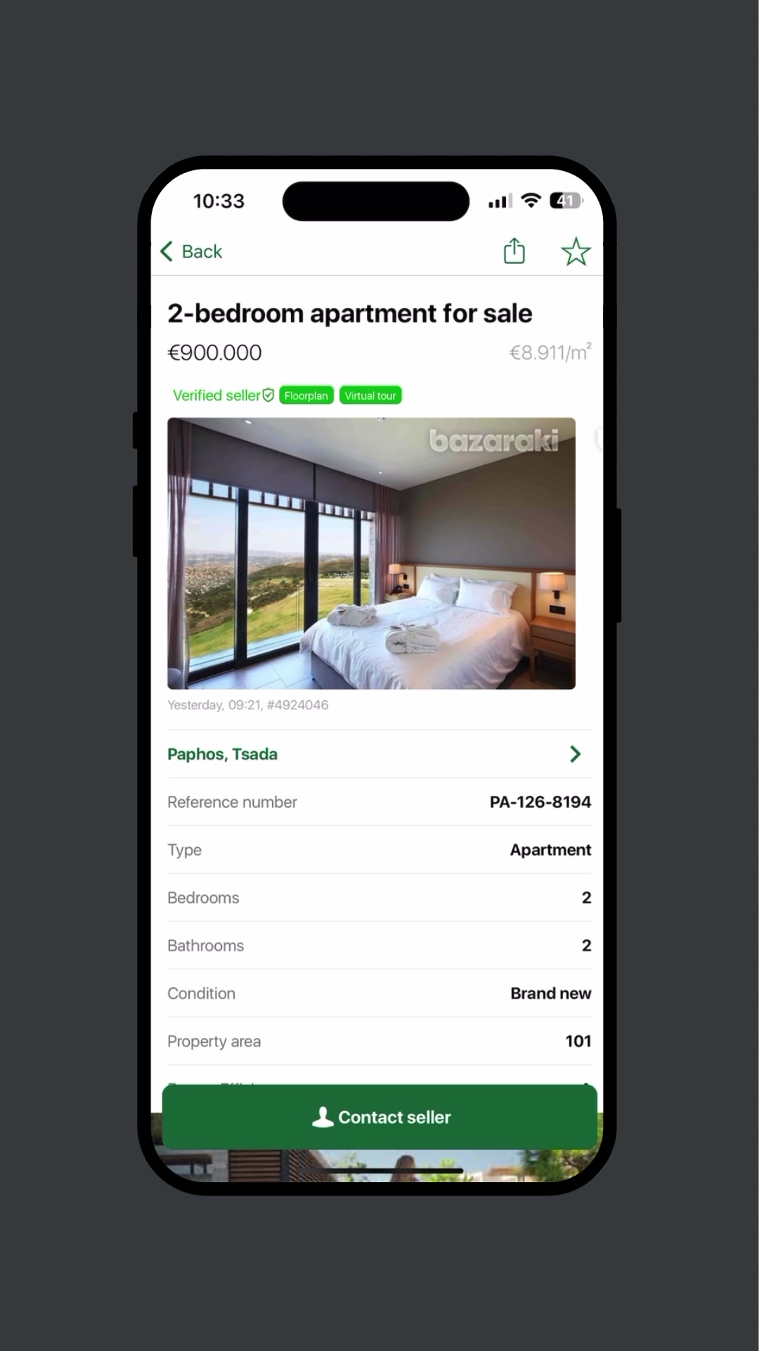 Bazaraki.com Cyprus Facebook ad: Too busy for a house viewing?