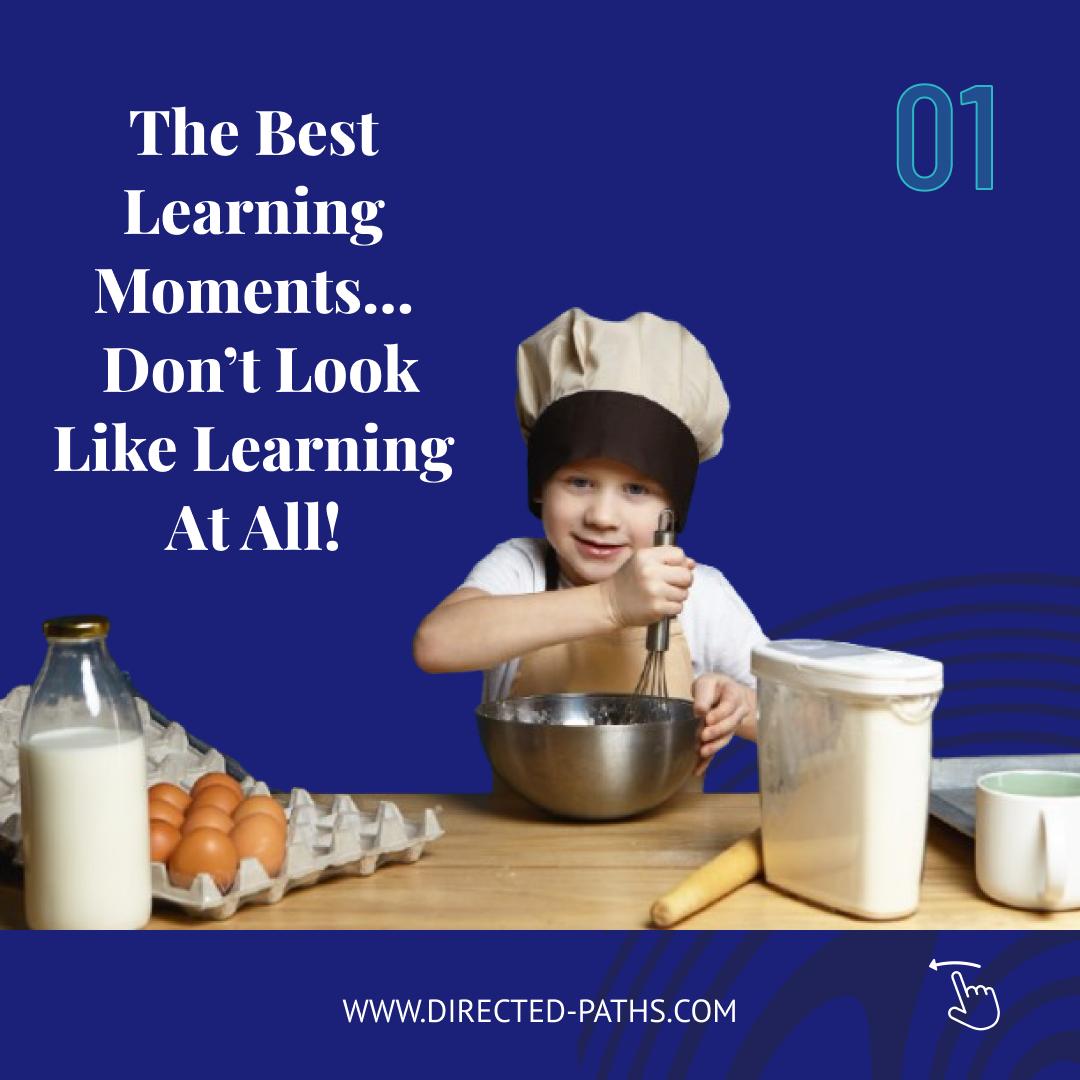Directed Paths Facebook ad: The best learning moments often don't look like…