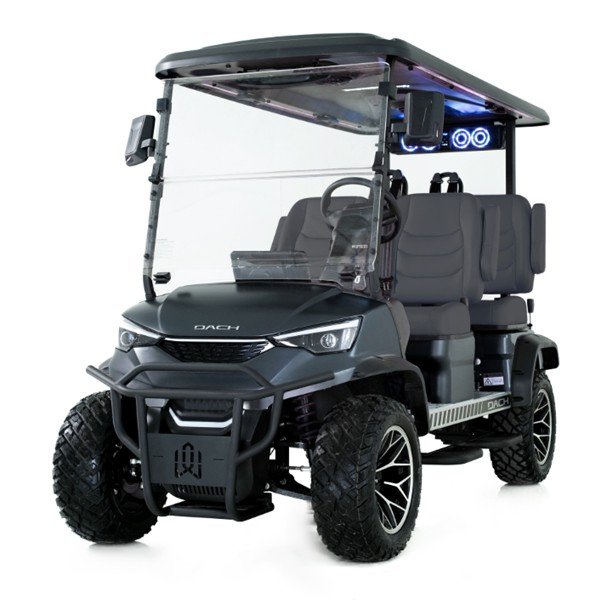 Tim Montgomery Facebook ad: 4 Person Dach Apollo Golf Cart - Brand New