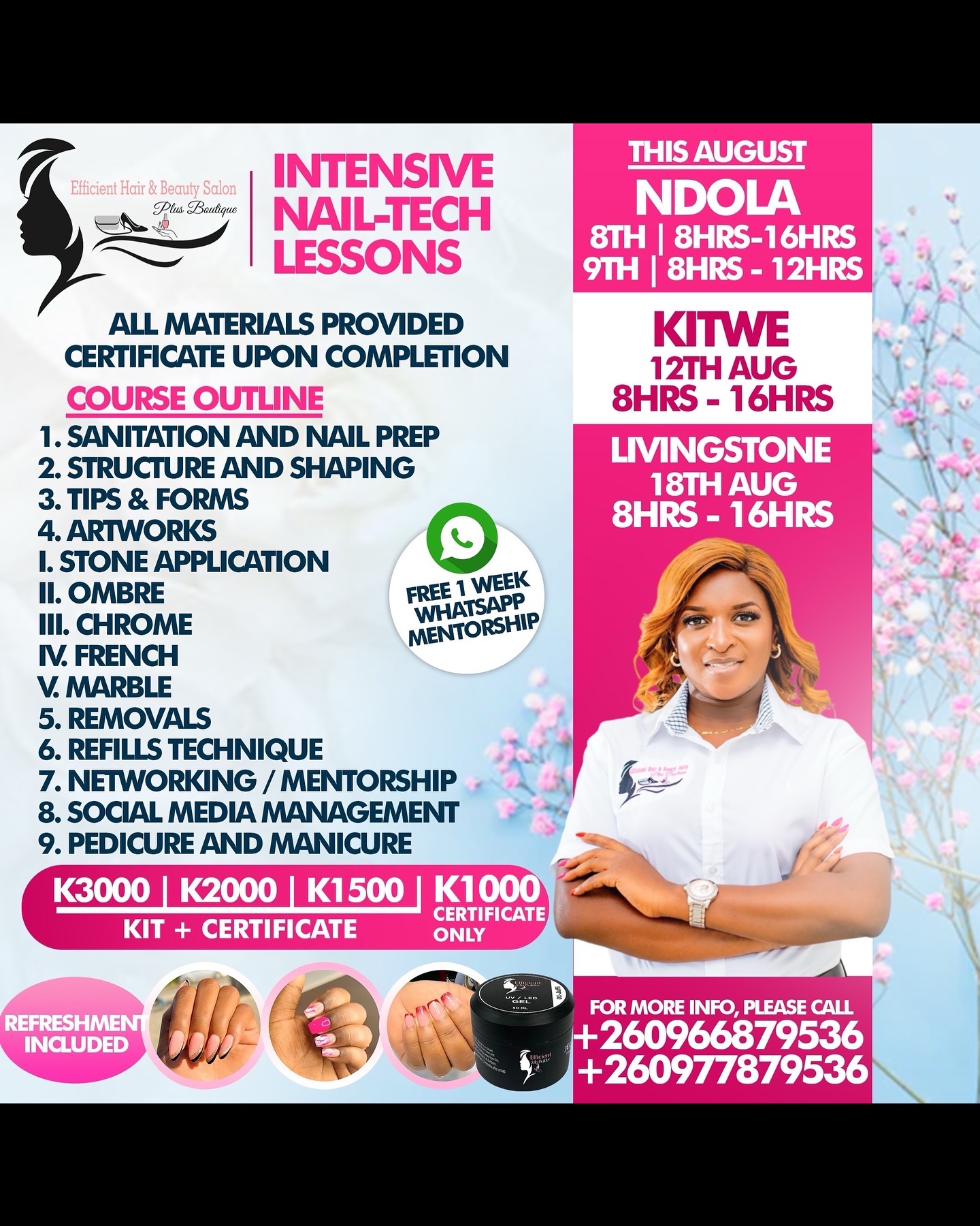 Efficient Hair & Beauty salon Facebook ad: Don’t miss our improve your skill with efficient…