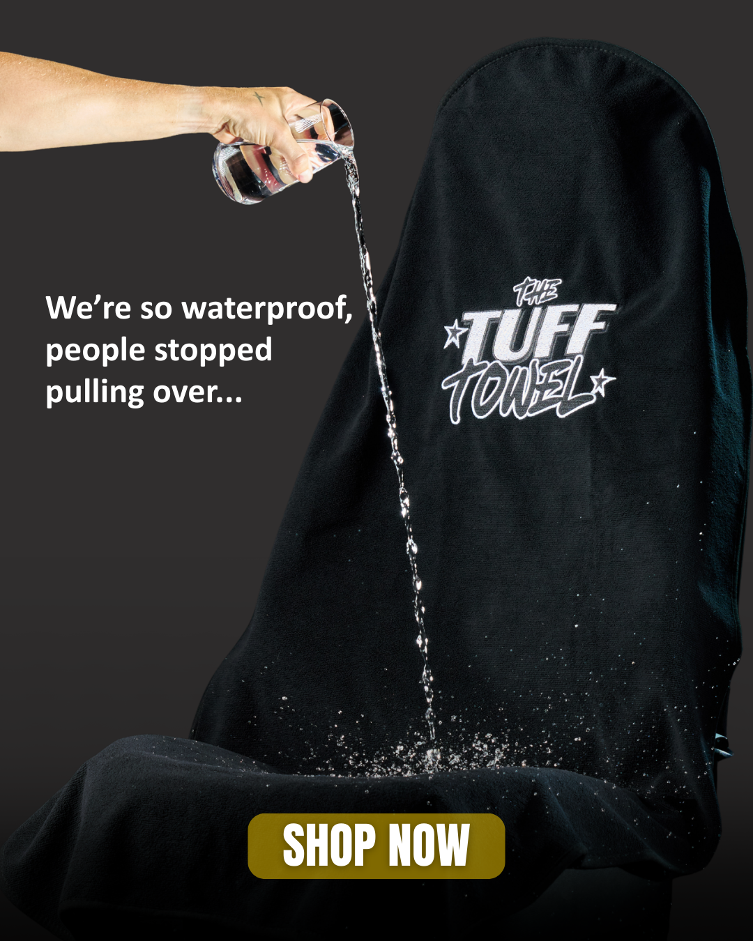 The Tuff Towel Facebook ad