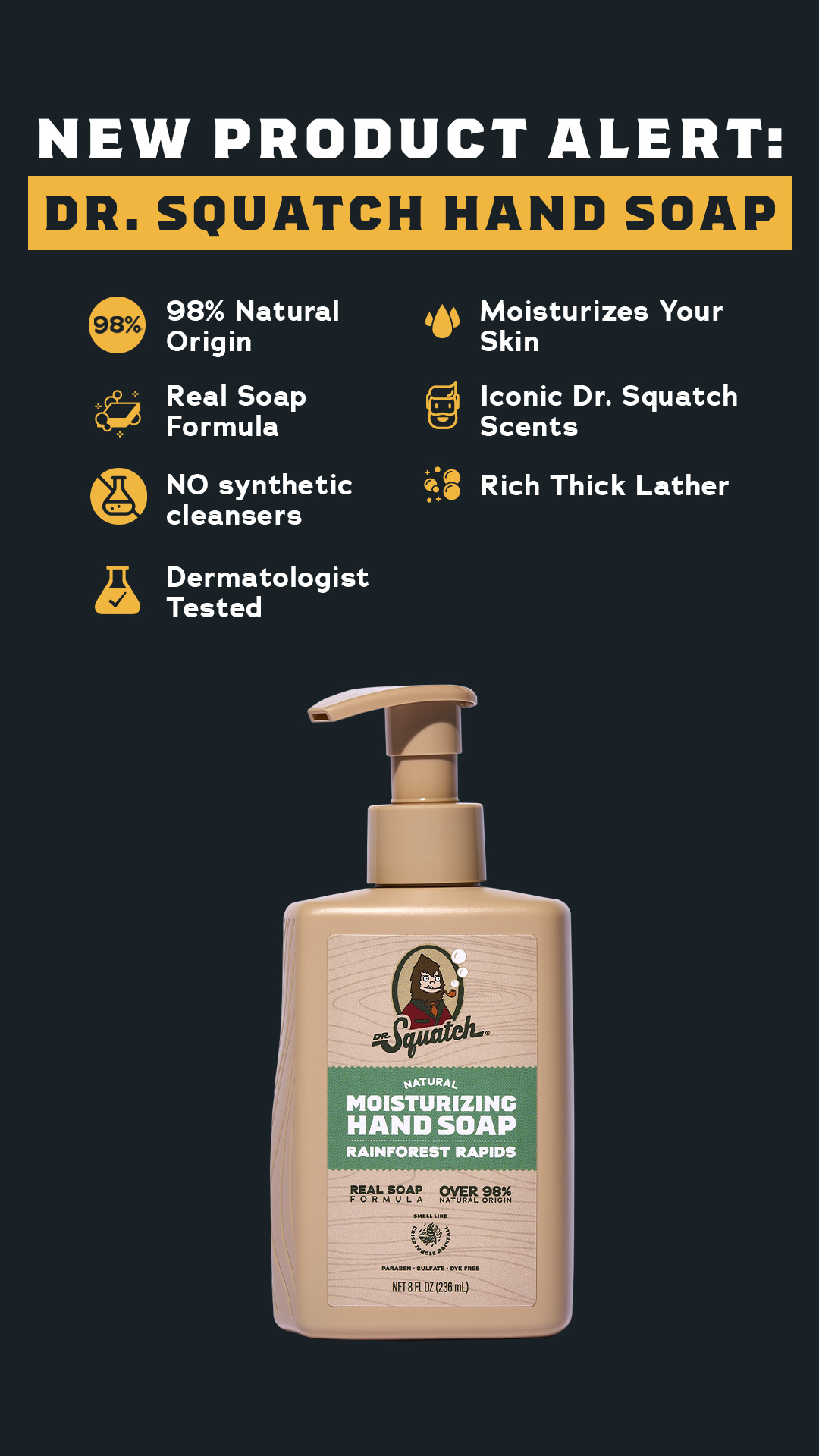 Dr. Squatch Facebook ad