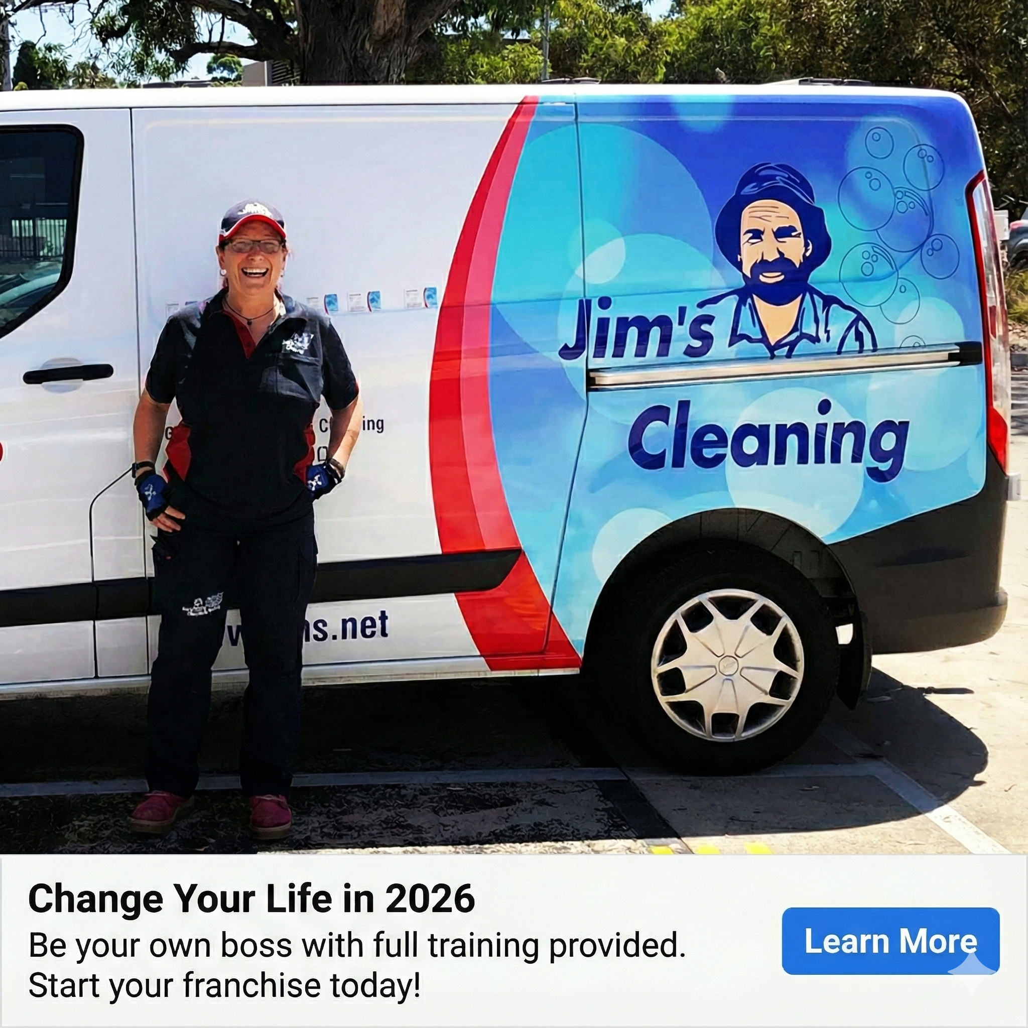 Jim's Cleaning Facebook ad