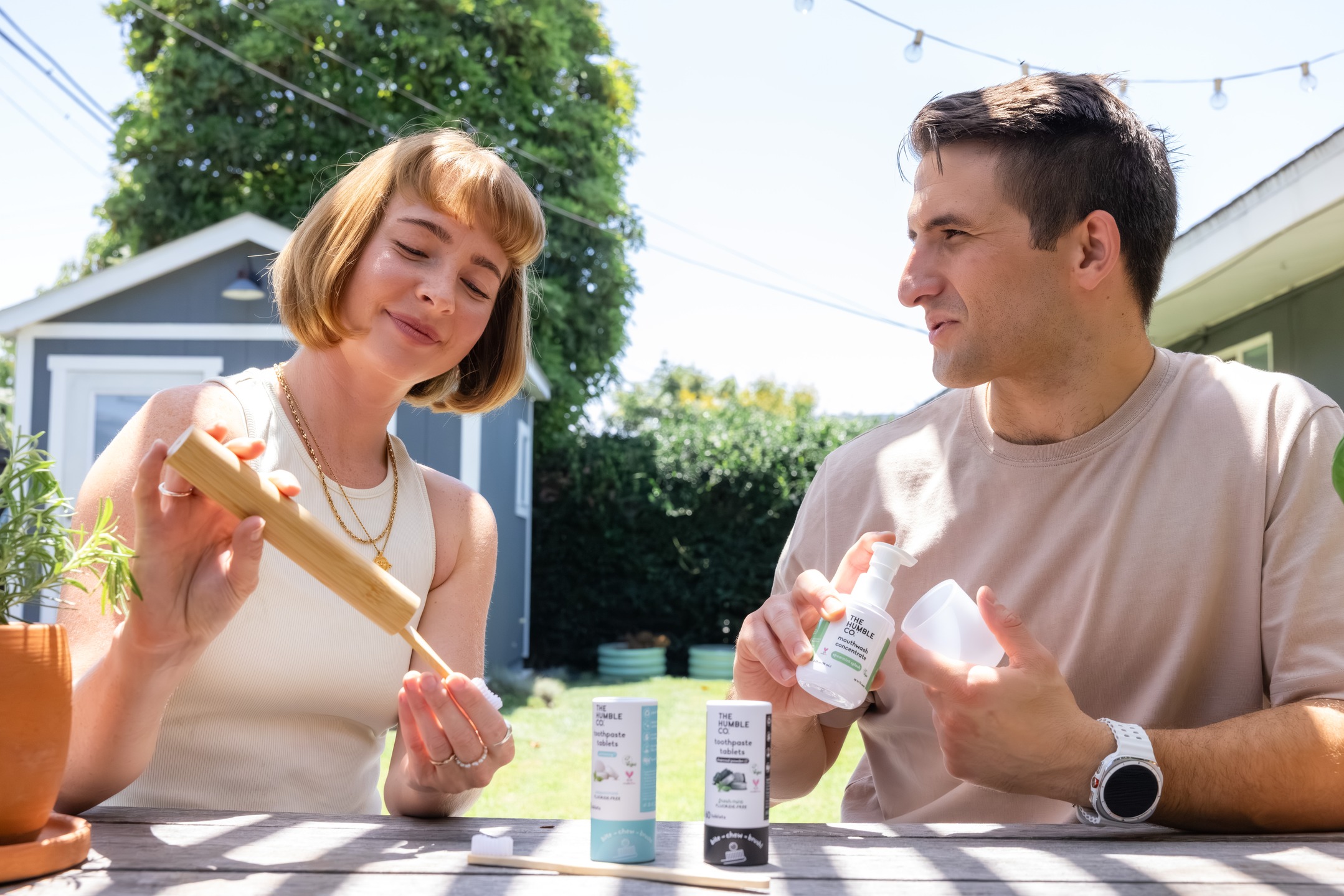 The Humble Co. USA Facebook ad: Fall into the right oral care routine with…
